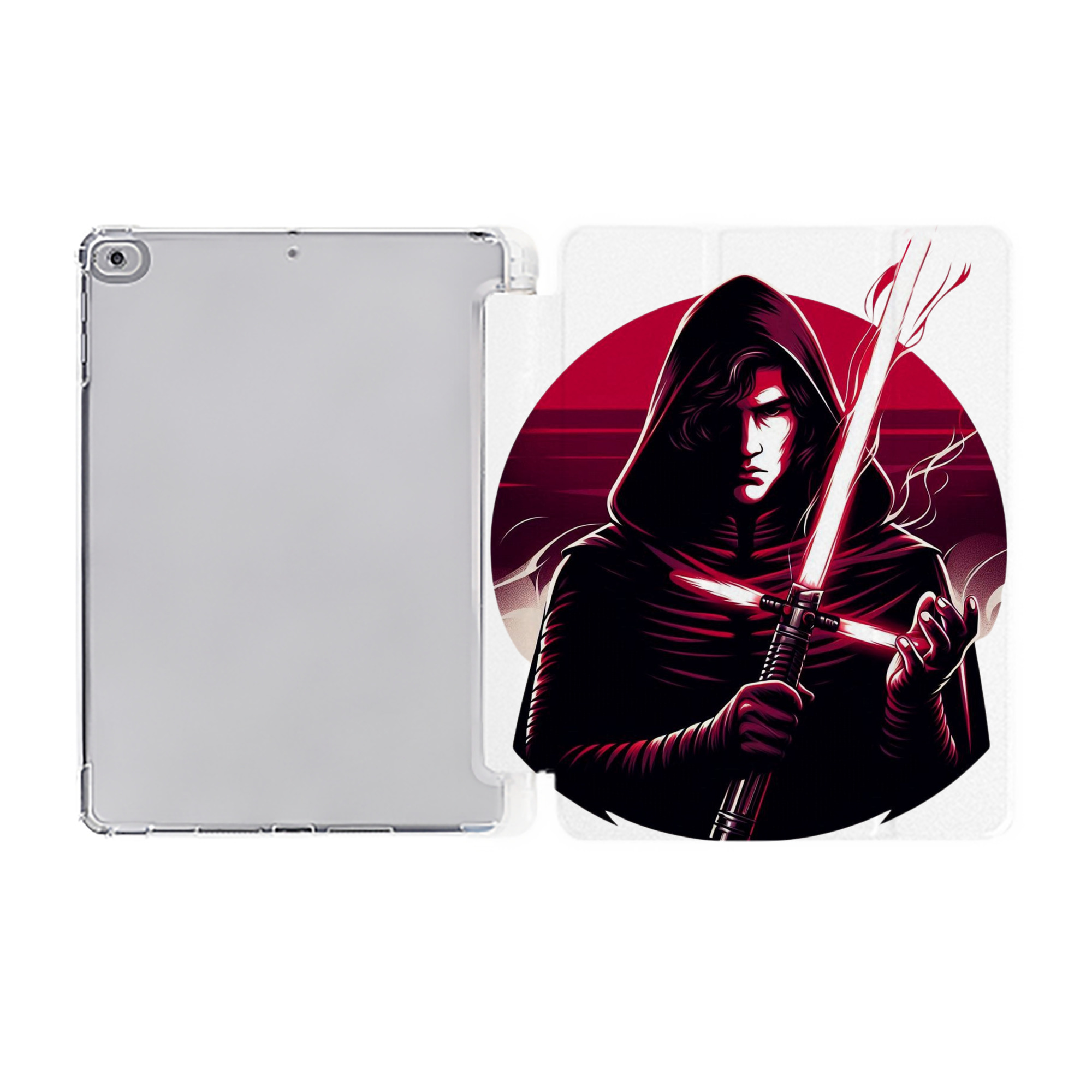 （画像用） スター・ウォーズ Star Wars IPad ケース ペン収納付き 三つ折りスタンド PUレザー×シリコン 対応機種9.5/10.5/10.9インチ